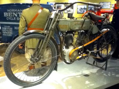 1909 Harley-Davidson Police Motorcycle Image
